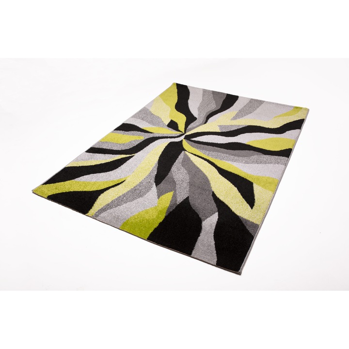 Barcelona D569A_FMF25 zöld modern mintás szőnyeg 60x110 cm