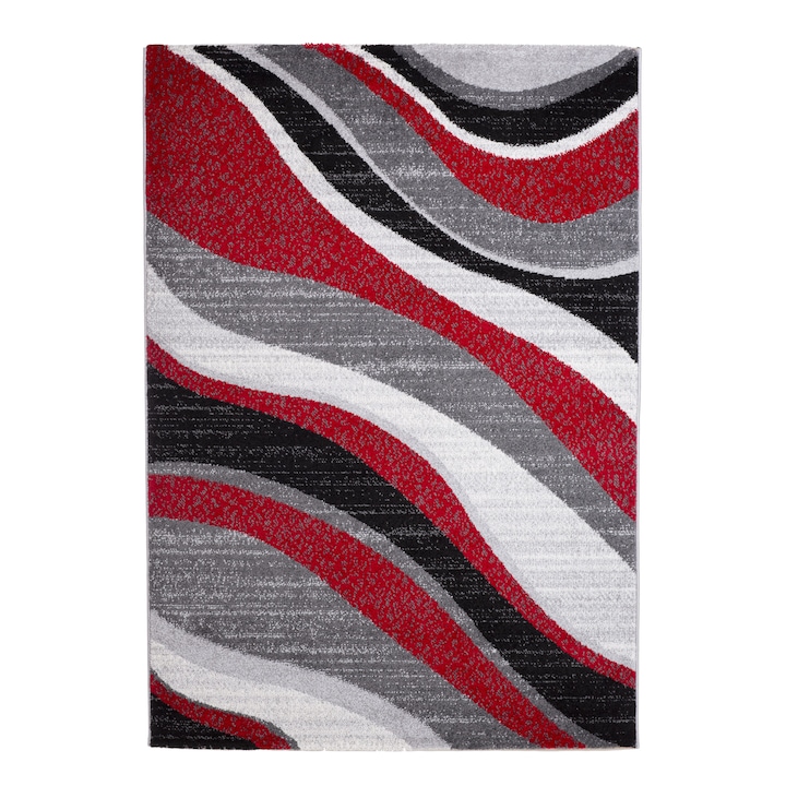 Barcelona C191B_FMF24 piros modern mintás szőnyeg 80x150 cm