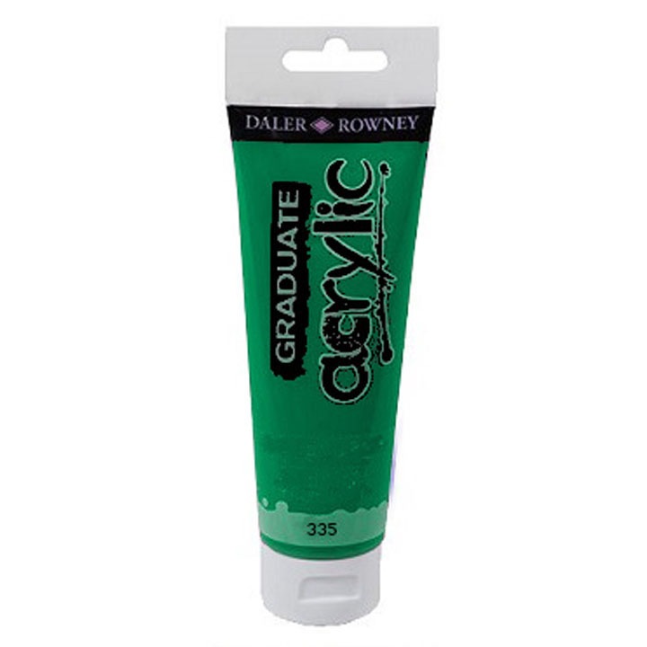 Vopsea acrilica, Daler-Rowney, 120 ml, Emerald 335