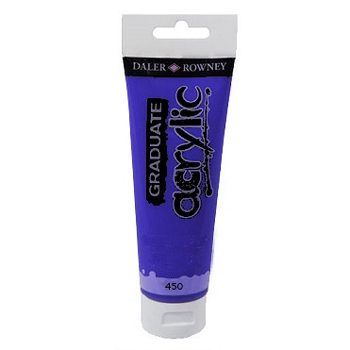 Vopsea acrilica, Daler-Rowney, 120 ml, Violet
