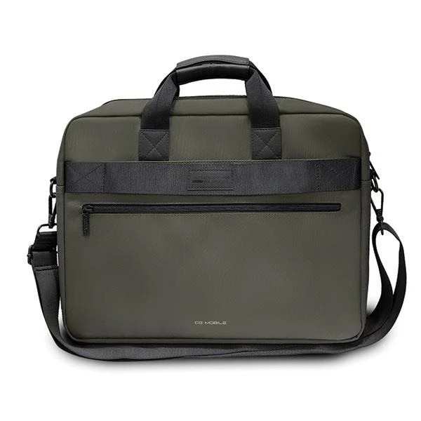 Geanta pentru laptop, Ferrari, Off Track Urban Collection, 16 inch, Khaki, Curea detasabila, Rezistenta la apa
