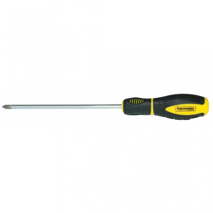 Отвертка Phillips PH2, 6x300mm S2, Topmaster 221592
