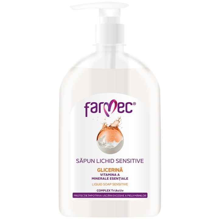 Sapun lichid Farmec Sensitive, 500ml