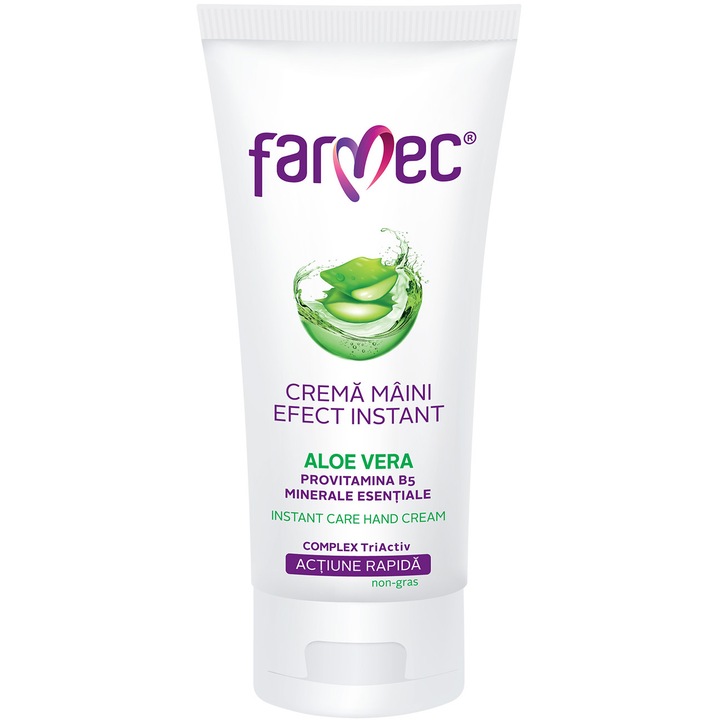 Crema de maini cu efect instant Farmec, 100ml