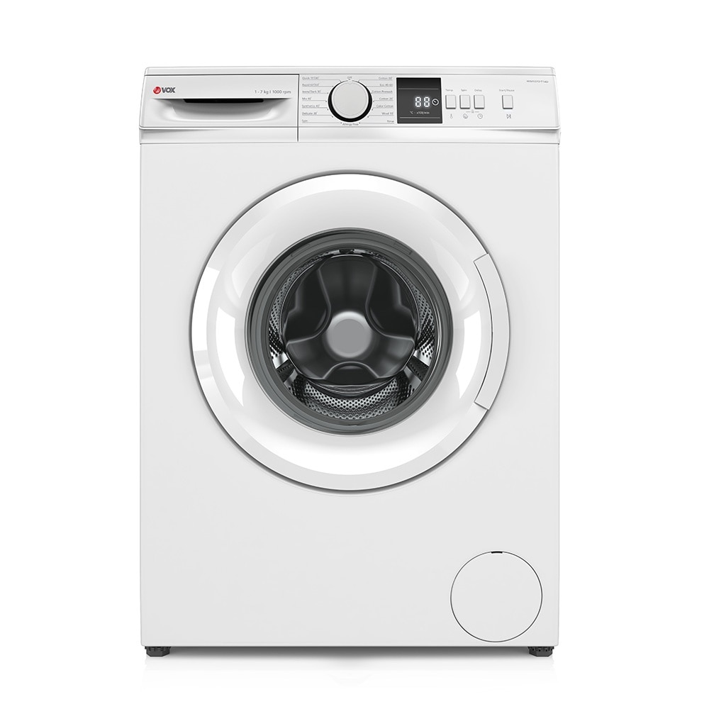 Masina de spalat, VOX, WM 1070-T14D, 1000 rpm, 7.00 kg, D, Alb