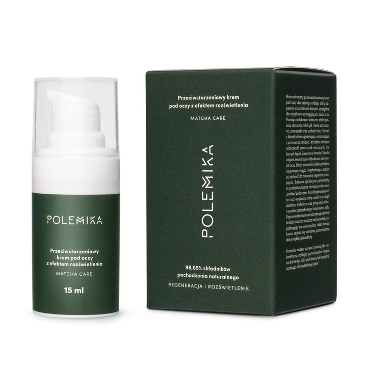 Creme pentru ochi, Polemika, Anti-aging, matcha, 15 ml