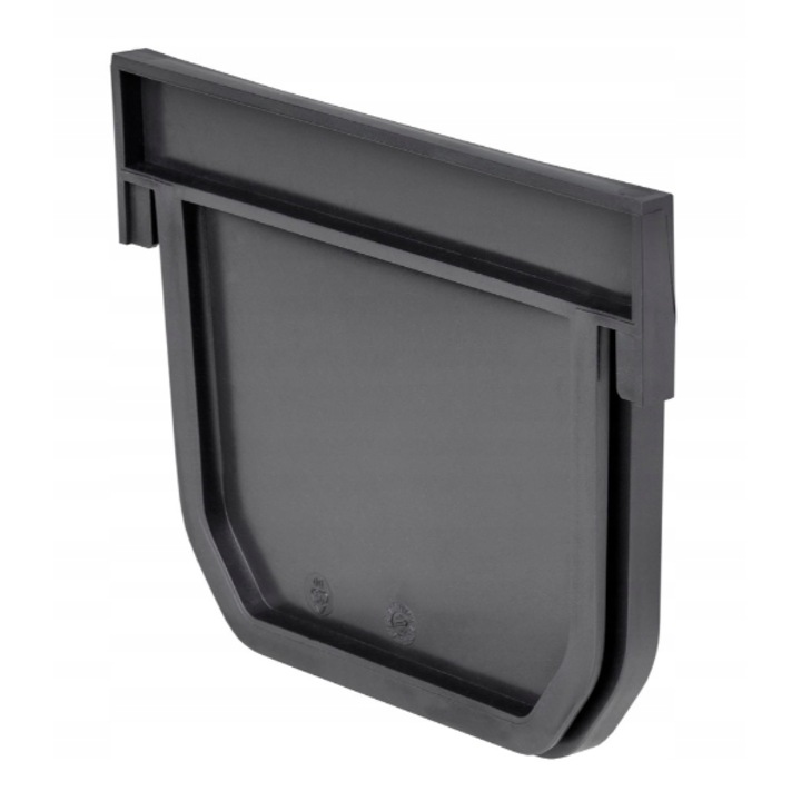 Capac lateral scurgere, Polipropilena, 105 mm, Reversibil, Negru