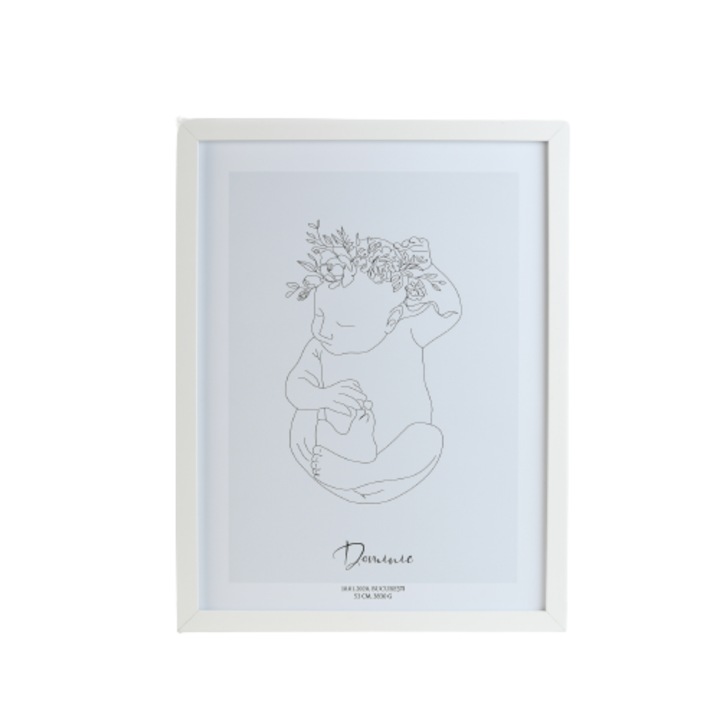 Tablou personalizat ARTLINE - Bebe, cu rama, print digital, 30 x 40 cm