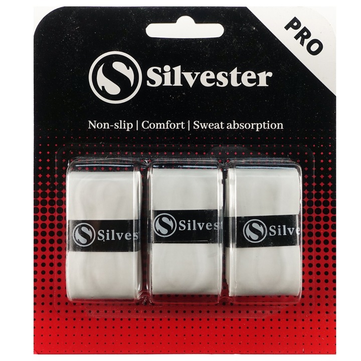 Set 3 Overgripuri, Silvester, Pro, Albe