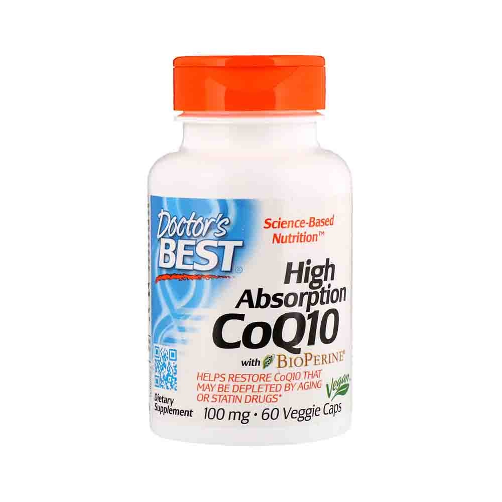 High Absorption CoQ10 with BioPerine, Doctor's Best, 60 Capsule - eMAG.ro