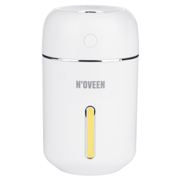 Difuzor aromaterapie EDAR® cu ultrasunete si umidificator cu LED, capacitate 130ml, maro