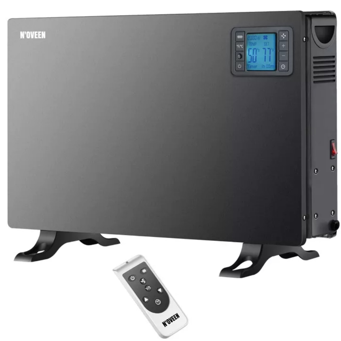 Radiator electric cu LCD Smart Noveen temporizator si telecomanda, 2000 ...