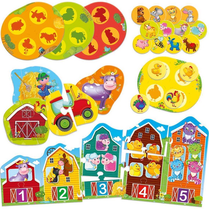 Oktatási játék 3 az 1-ben Farm, Roter Kafer