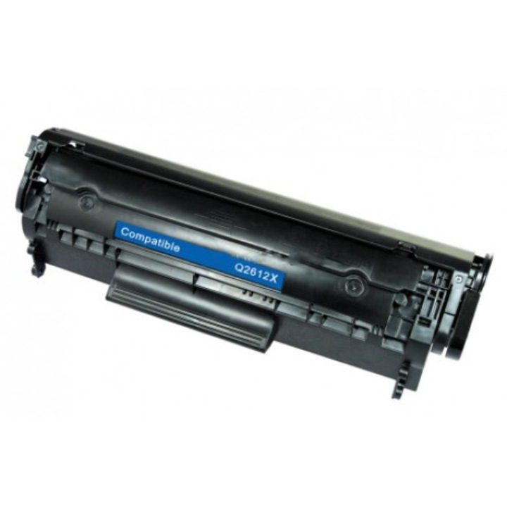 Cartus toner, marca TIN, model compatibil cu HP Q2612X / CRG-703 / FX-10 capacitate mare, negru, 3000 pagini