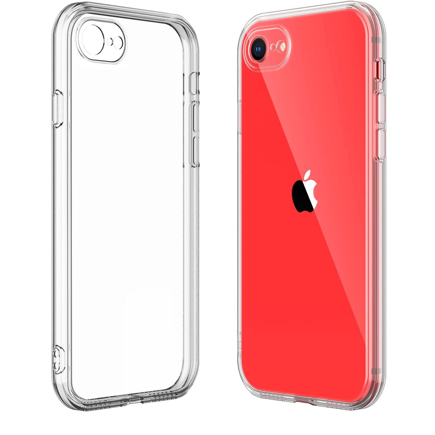 Husa pentru telefon, TPU, Anti-galben, Compatibila cu iPhone7/8/SE 2020, Transparent