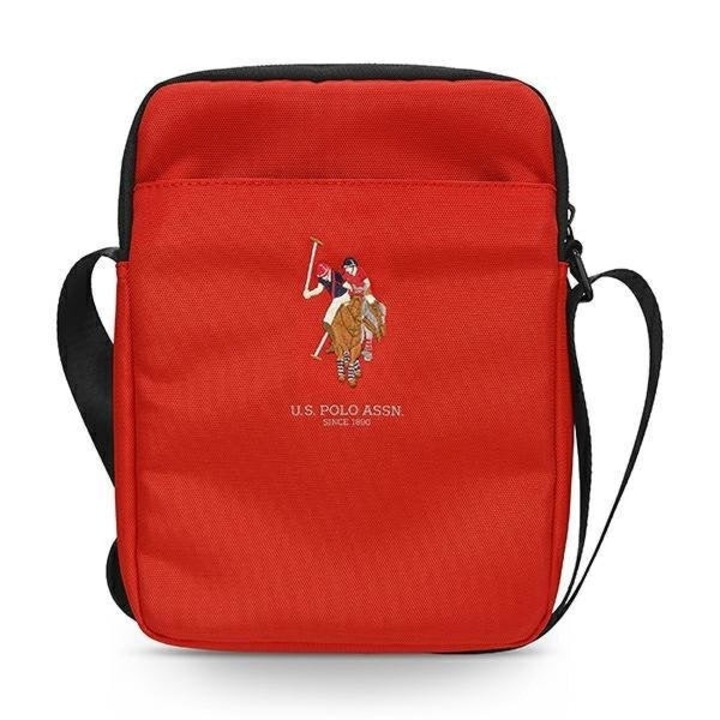 Geanta universala US Polo Torba compatibila cu dispozitive de pana la 10 inch, Rosu