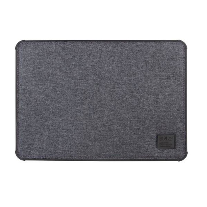 Husa pentru laptop, UNIQ, Defender, 16 inch, Gri, Absorbtie a socurilor, Protectie AirMax 360°, Inchidere magnetica
