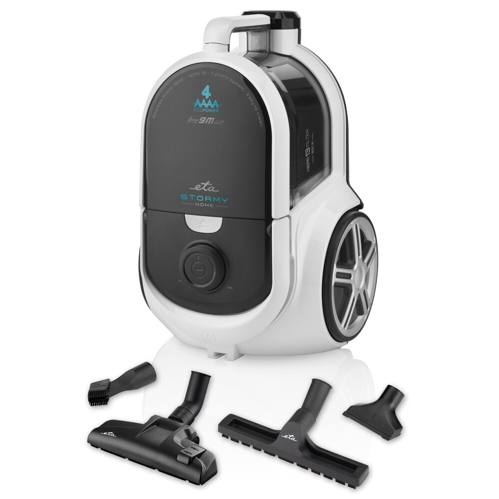 Aspirator fara sac, ETA, 800 W, 2.2 l, Alb/Negru