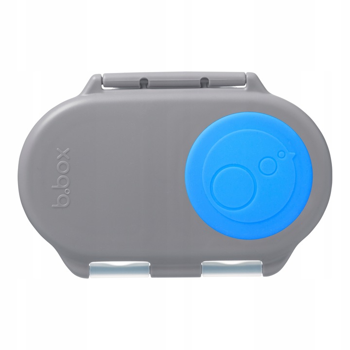 Гювеч за закуски, Bbox, Полипропилен/Силикон, 5.7x16.5x11 см, Син/Сив