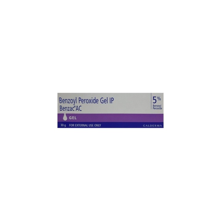 Gel, Galderma, Benzac, Anti-Acnee, 5% Peroxid Benzoil, tub 30gr
