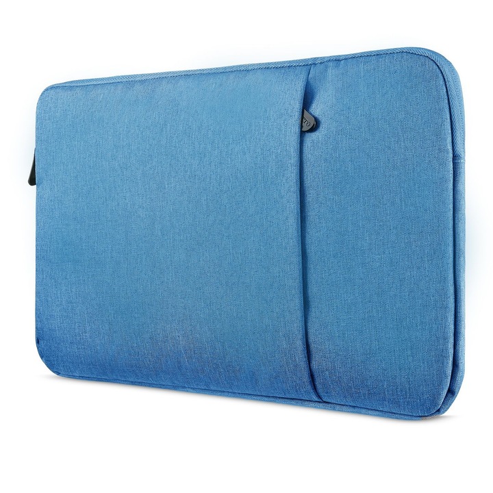 Zagatto, Laptop tok, poliészter, 26 cm x 36 cm x 2,5 cm, cipzár, 13 ", kék