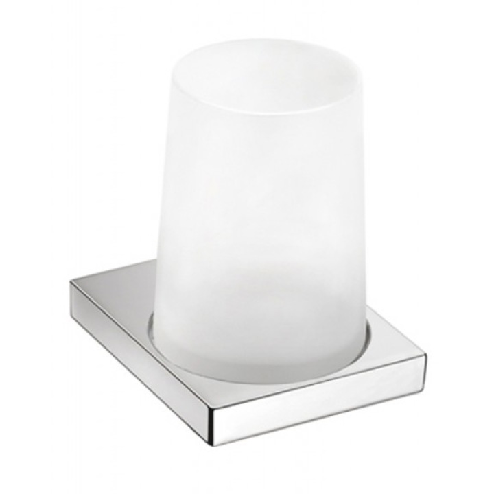 Fogkefe tartó Inter Ceramic Erin ICA 2558, Króm, Üveg