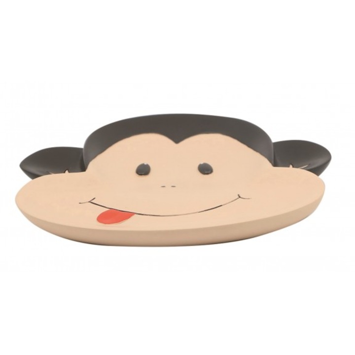 Szappantartó Inter Ceramic Monkey ICCA 73959, Bézs, Sötétbarna