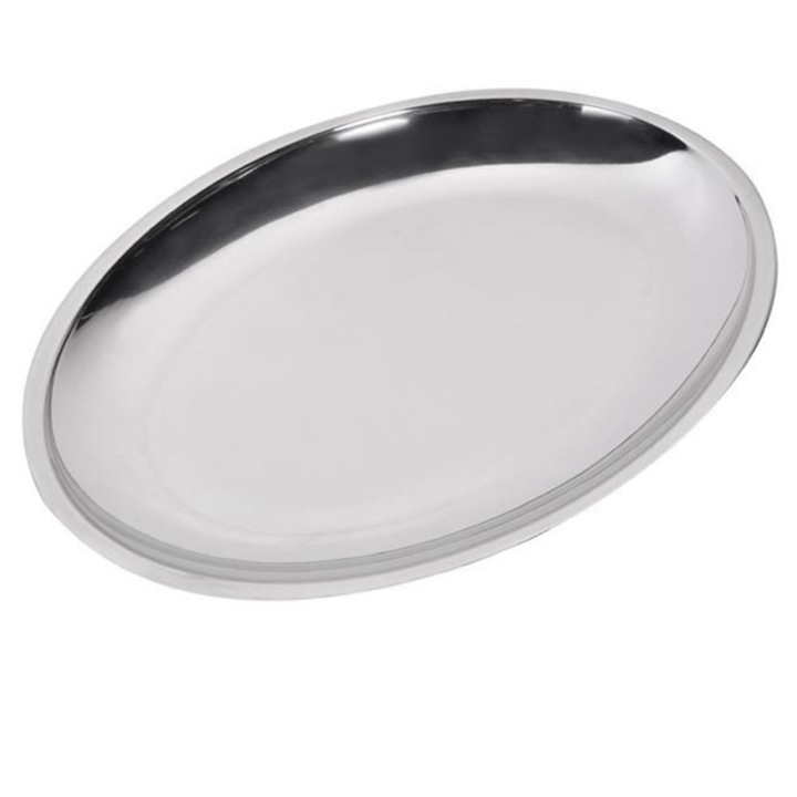 Tava servire inox, ovala, 40 cm