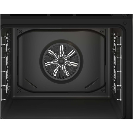 Cuptor incorporabil Beko BBIM11300XFP, Electric, Multifunctional, 71 l, Clasa A+, Autocuratare pirolitica, 9 functii, RecycledNet™, AEROperfect™, Afisaj Led, Grill, Negru/Inox