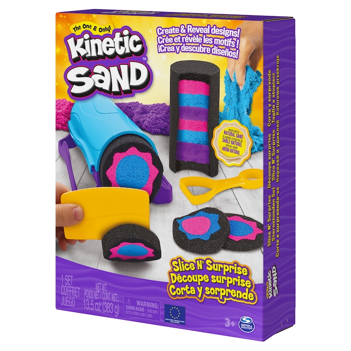 Set Kinetic Sand - Slice and Surprize, 383 g