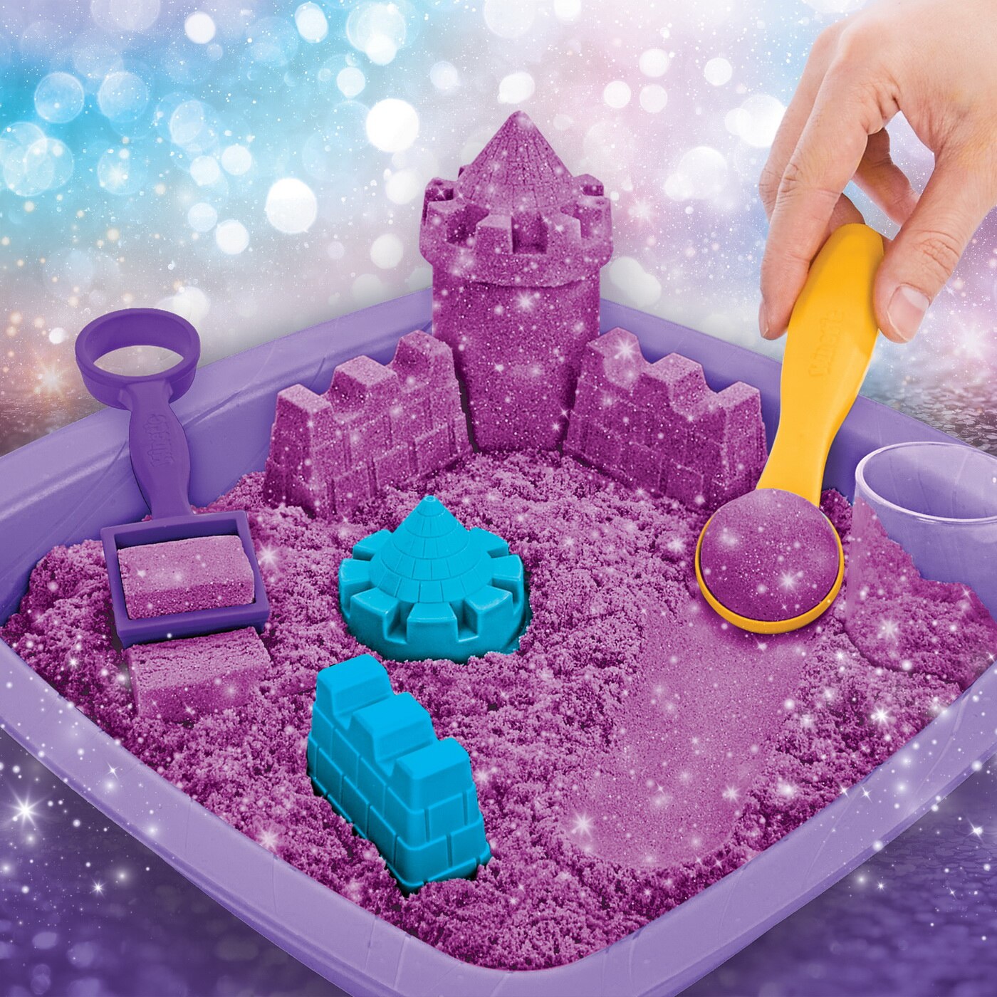 Комплект Sand Shimmer Sparkle Sandcastle, Лилав, 454 гр eMAG.bg