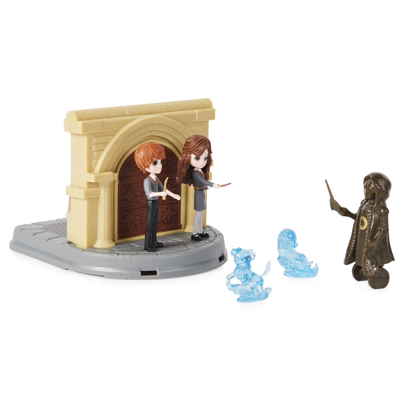 Set de joaca Harry Potter - Magical Minis, Ron Weasley si Hermione