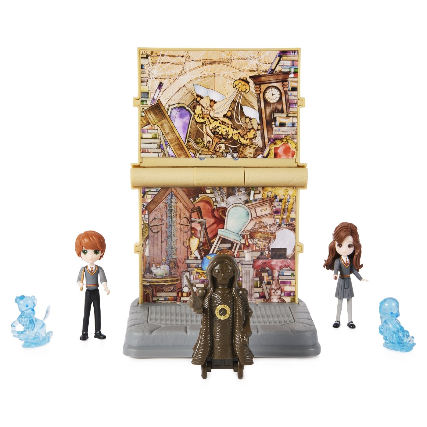 Set de joaca Harry Potter - Magical Minis, Ron Weasley si Hermione