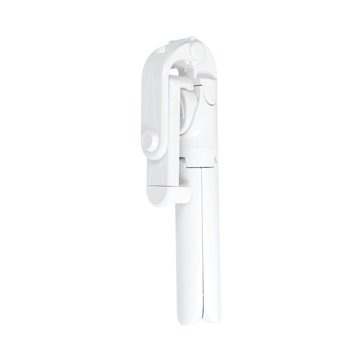 Selfie Stick, Functie Trepied, cu Telecomanda Bluetooth, Alb