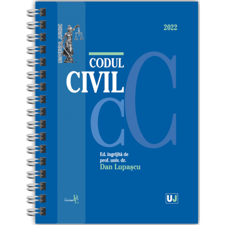 Polgári törvénykönyv 2022 spirális kiadás, Lupascu Dan (Román nyelvű kiadás)
