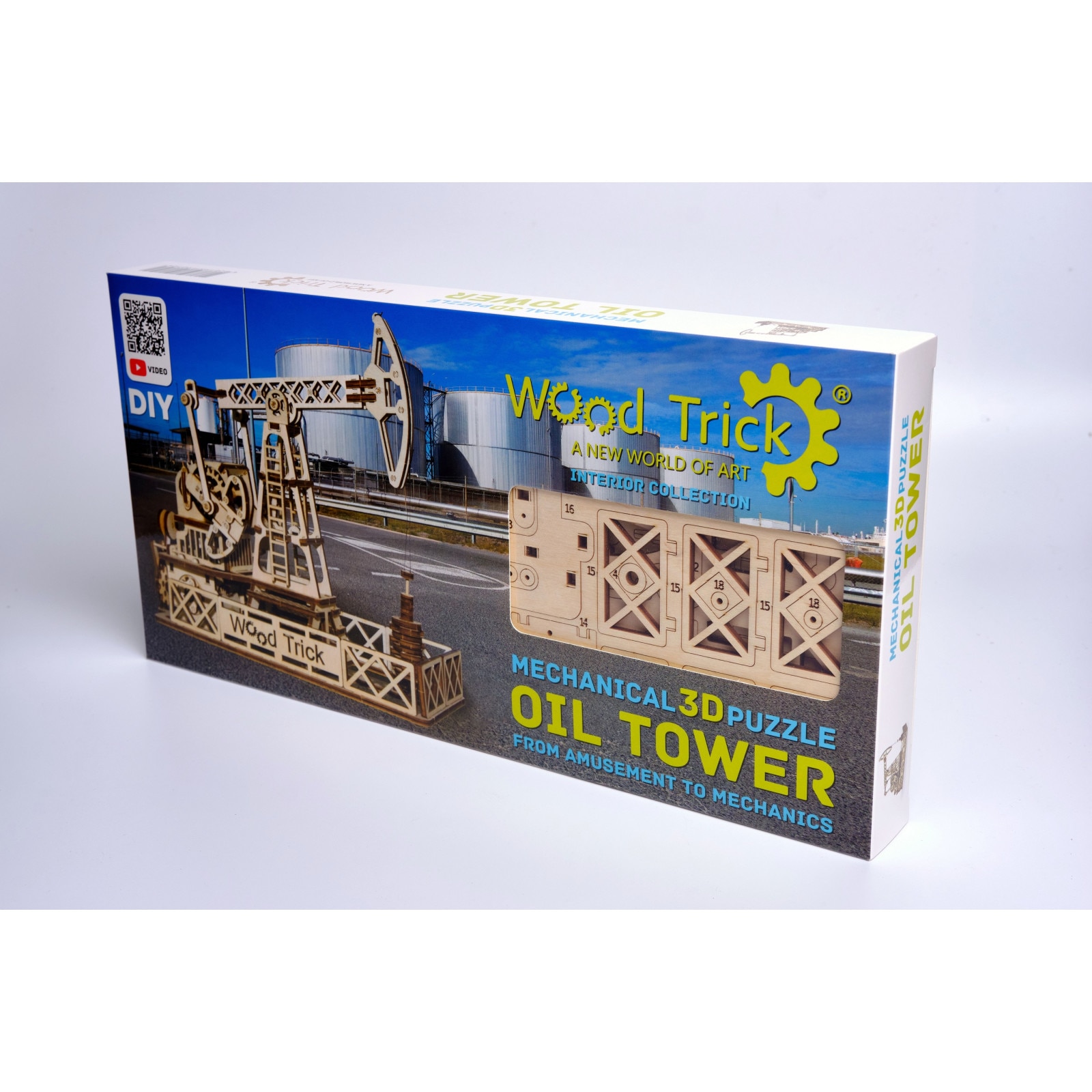 Puzzle 3D Mecanic, Sonda de petrol, 194 piese - eMAG.ro