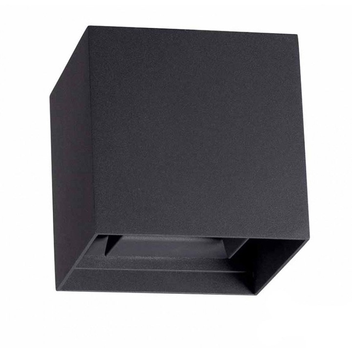 LED megvilágító Lightex AXEL, 2x3W, COB, 6500K, 360lm, 220V, IP54, 120D, 101x101x105mm, grafit