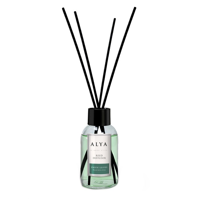 Szobafrissítő pálcikákkal, Exotic Leaves, 100 ml