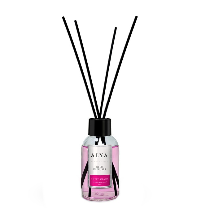 Szobafrissítő pálcikákkal, Sweet Splash, 100 ml