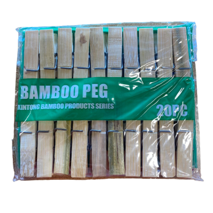 Set 20 clesti rufe din bambus 6 cm