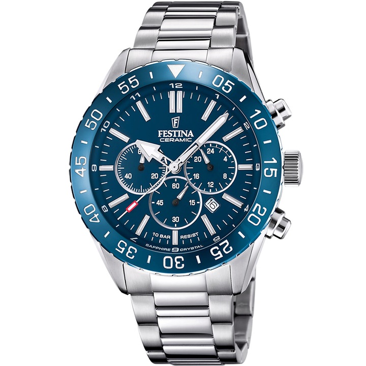 Festina F20575/2, Kvarc, 44mm, 10ATM Férfi karóra
