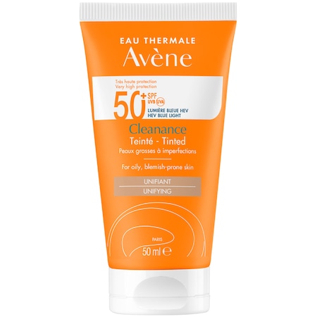 Слънцезащитен тониращ крем за лице Avene Cleanance SPF 50+ TRIASORB
