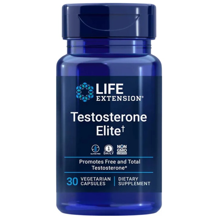 Хранителна добавка, Life Extension, Testosterone Elite, 30 капсули