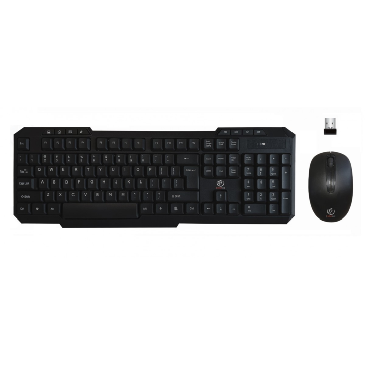 Rebeltec Vortex Wireless Billentyűzet + Egér - Angol (US) (RBLKLA00034)