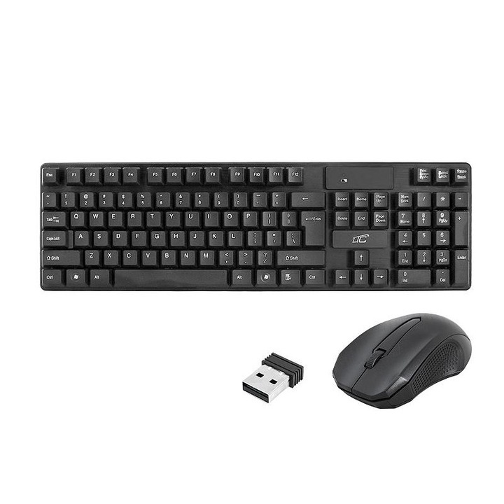 Комплект клавиатура и мишка LTC LXKM201, безжична, USB, черна