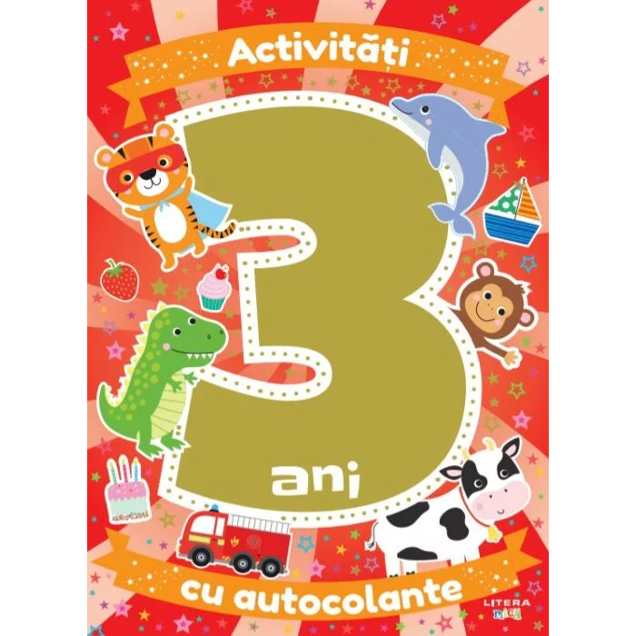 Activitati cu autocolante 3 ani
