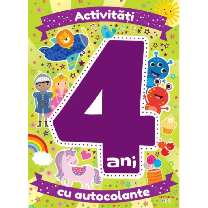 Activitati cu autocolante 4 ani