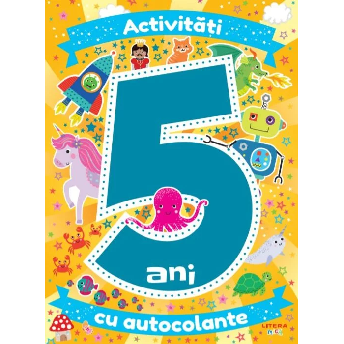 Activitati cu autocolante 5 ani