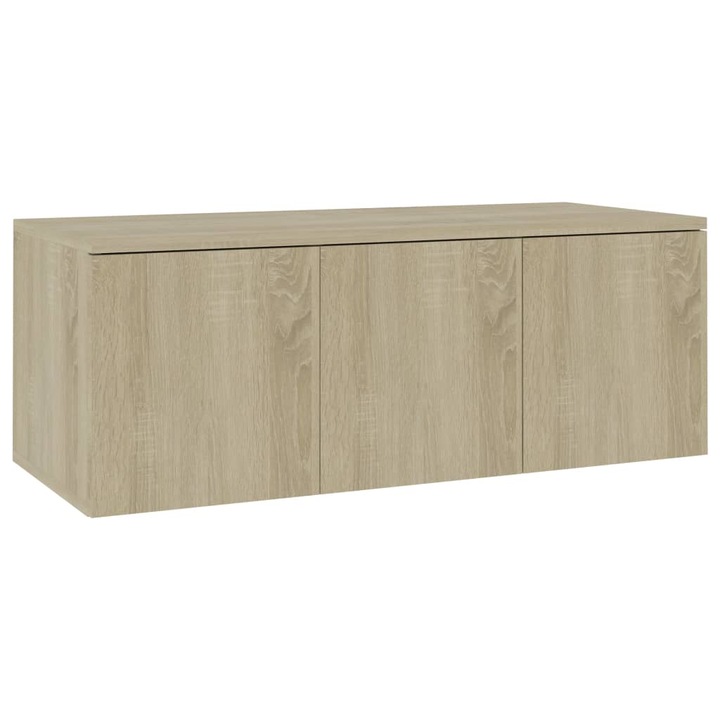 vidaXL sonomatölgy színű forgácslap TV-szekrény 80 x 34 x 30 cm 801862