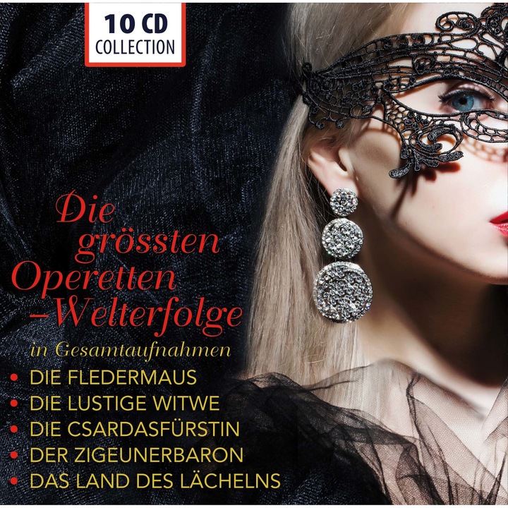 Die groessten Operetten-Welterfolge 10CD